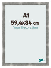 Fotolijst 59 4x84cm A1 Metaal Vintage MDF Pisa Voorzijde Maat | Yourdecoration.nl