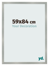 Fotolijst 59x84cm Aluminium Geborsteld MDF Bologna Voorzijde Maat | Yourdecoration.nl