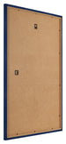 Fotolijst 59x84cm Donkerblauw Geveegd MDF Bologna Achterzijde Schuin | Yourdecoration.nl