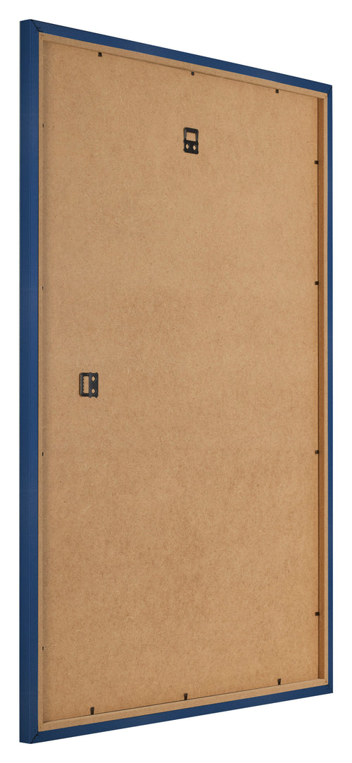 Fotolijst 59x84cm Donkerblauw MDF Bologna Achterzijde Schuin | Yourdecoration.nl
