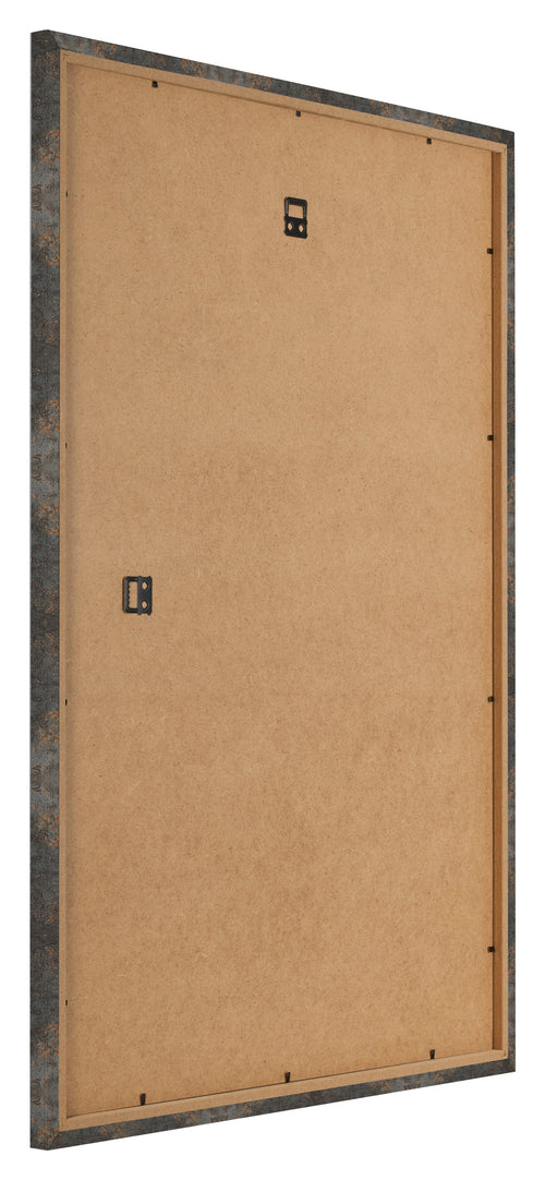 Fotolijst 59x84cm Geoxideerd Metaal MDF Bologna Achterzijde Schuin | Yourdecoration.nl