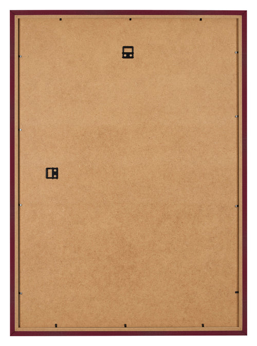 Fotolijst 59x84cm Wijnrood Geveegd MDF Bologna Achterzijde | Yourdecoration.nl
