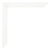 Fotolijst 59x84cm Wit Hoogglans MDF Bologna Detail Hoek | Yourdecoration.nl