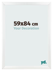 Fotolijst 59x84cm Wit Mat MDF Pisa Voorzijde Maat | Yourdecoration.nl