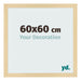 Fotolijst 60x60cm Beuken Decor MDF Bologna Voorzijde Maat | Yourdecoration.nl