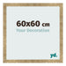 Fotolijst 60x60cm Goud Antiek MDF Bologna Voorzijde Maat | Yourdecoration.nl