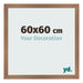 Fotolijst 60x60cm Koper Decor MDF Bologna Voorzijde Maat | Yourdecoration.nl