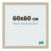 Fotolijst 60x60cm Sonoma Eiken MDF Bologna Voorzijde Maat | Yourdecoration.nl