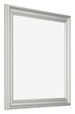 Fotolijst 60x60cm Zilver Mat MDF Lazio Voorzijde Schuin | Yourdecoration.nl