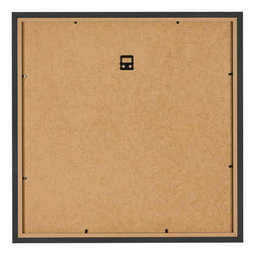 Fotolijst 60x60cm Zwart Houtnerf MDF Bologna Achterzijde | Yourdecoration.nl