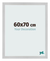 Fotolijst 60x70cm Edelstaal MDF Bologna Voorzijde Maat | Yourdecoration.nl