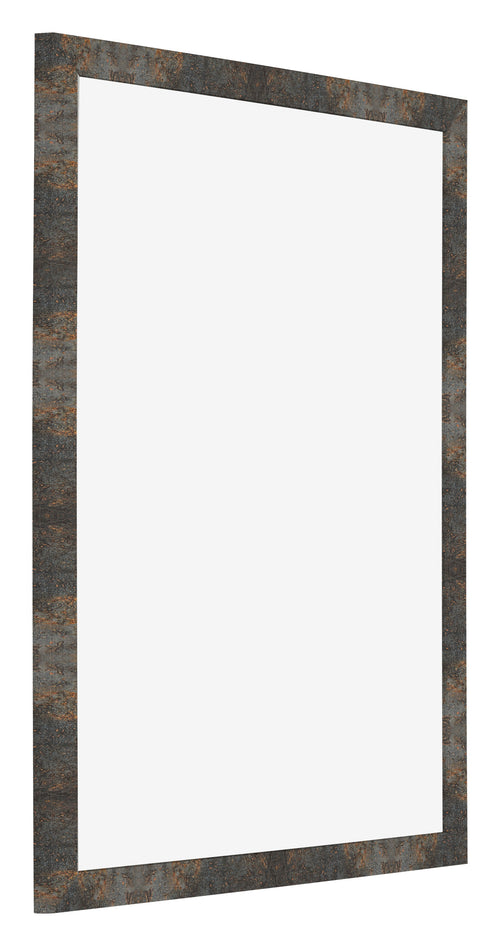 Fotolijst 60x70cm Geoxideerd Metaal MDF Bologna Voorzijde Schuin | Yourdecoration.nl