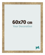 Fotolijst 60x70cm Goud Antiek MDF Bologna Voorzijde Maat | Yourdecoration.nl