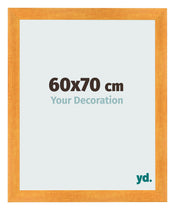Fotolijst 60x70cm Oranje MDF Pisa Voorzijde Maat | Yourdecoration.nl
