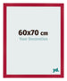 Fotolijst 60x70cm Rood MDF Bologna Voorzijde Maat | Yourdecoration.nl