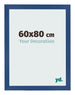 Fotolijst 60x80 cm Donkerblauw MDF Bologna Voorzijde Maat | Yourdecoration.nl