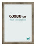 Fotolijst 60x80 cm Metaal Vintage MDF Bologna Voorzijde Maat | Yourdecoration.nl