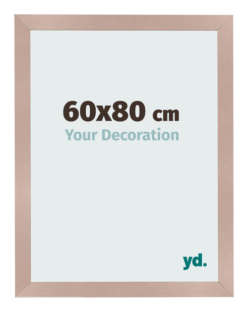 Fotolijst 60x80 cm Oudroze MDF Bologna Voorzijde Maat | Yourdecoration.nl