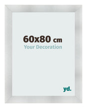 Fotolijst 60x80cm Aluminium Geborsteld MDF Pisa Voorzijde Maat | Yourdecoration.nl