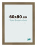 Fotolijst 60x80cm Brons Decor MDF Bologna Voorzijde Maat | Yourdecoration.nl