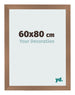 Fotolijst 60x80cm Koper Decor MDF Bologna Voorzijde Maat | Yourdecoration.nl