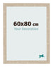 Fotolijst 60x80cm Sonoma Eiken MDF Bologna Voorzijde Maat | Yourdecoration.nl
