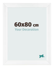 Fotolijst 60x80cm Wit Mat MDF Pisa Voorzijde Maat | Yourdecoration.nl