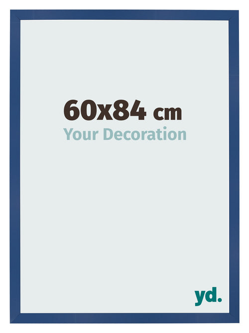 Fotolijst 60x84 cm Donkerblauw MDF Bologna Voorzijde Maat | Yourdecoration.nl