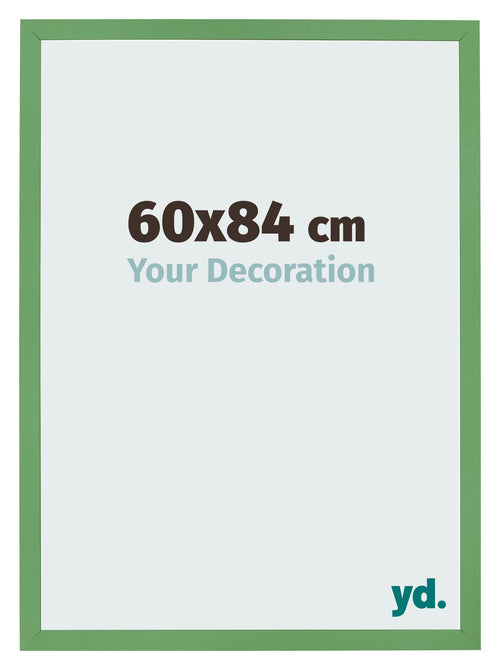 Fotolijst 60x84 cm Groen MDF Bologna Voorzijde Maat | Yourdecoration.nl