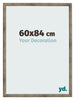 Fotolijst 60x84 cm Metaal Vintage MDF Bologna Voorzijde Maat | Yourdecoration.nl