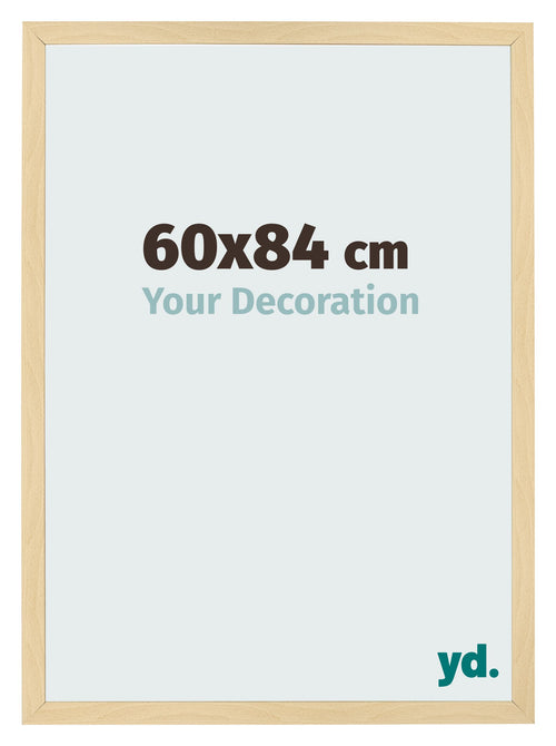 Fotolijst 60x84cm Beuken Decor MDF Bologna Voorzijde Maat | Yourdecoration.nl