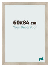 Fotolijst 60x84cm Eiken Licht MDF Pisa Voorzijde Maat | Yourdecoration.nl