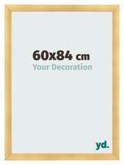 Fotolijst 60x84cm Goud Mat MDF Pisa Voorzijde Maat | Yourdecoration.nl