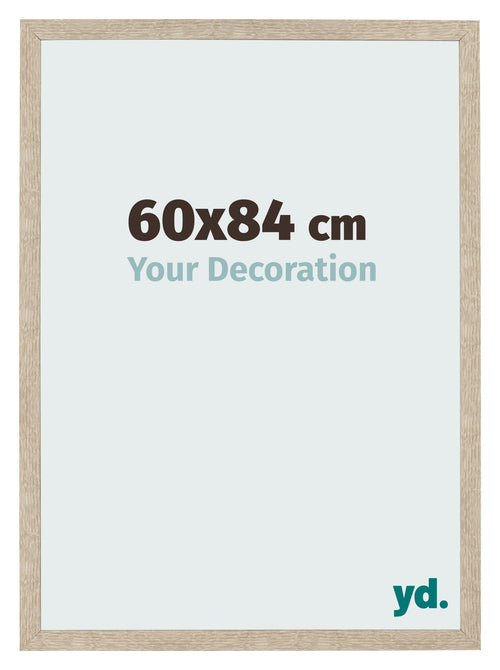 Fotolijst 60x84cm Sonoma Eiken MDF Bologna Voorzijde Maat | Yourdecoration.nl