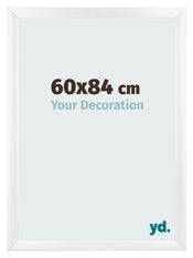 Fotolijst 60x84cm Wit Mat MDF Pisa Voorzijde Maat | Yourdecoration.nl