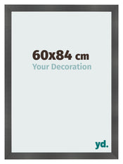 Fotolijst 60x84cm Zwart Mat MDF Pisa Voorzijde Maat | Yourdecoration.nl
