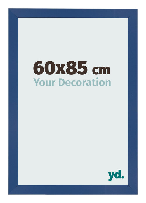 Fotolijst 60x85 cm Donkerblauw MDF Bologna Voorzijde Maat | Yourdecoration.nl