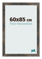 Fotolijst 60x85 cm Geoxideerd Metaal MDF Bologna Voorzijde Maat | Yourdecoration.nl