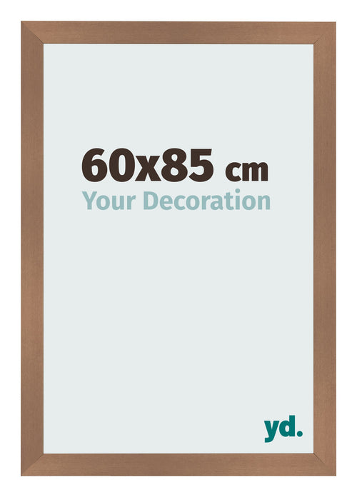 Fotolijst 60x85cm Koper Decor MDF Bologna Voorzijde Maat | Yourdecoration.nl