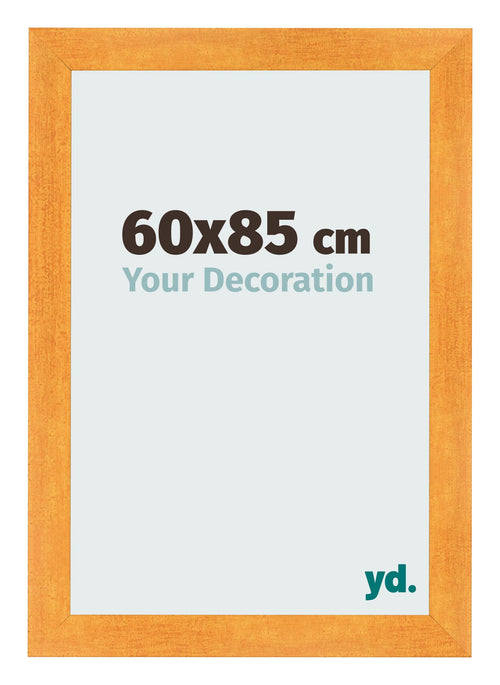 Fotolijst 60x85cm Oranje MDF Pisa Voorzijde Maat | Yourdecoration.nl