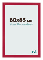 Fotolijst 60x85cm Rood MDF Bologna Voorzijde Maat | Yourdecoration.nl