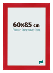 Fotolijst 60x85cm Rood MDF Pisa Voorzijde Maat | Yourdecoration.nl