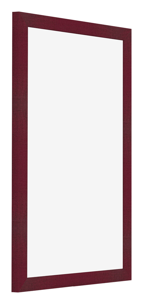 Fotolijst 60x85cm Wijnrood Geveegd MDF Bologna Voorzijde Schuin | Yourdecoration.nl