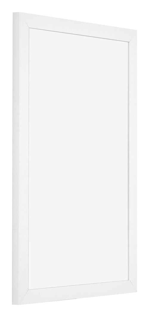 Fotolijst 60x85cm Wit Hoogglans MDF Bologna Voorzijde Schuin | Yourdecoration.nl