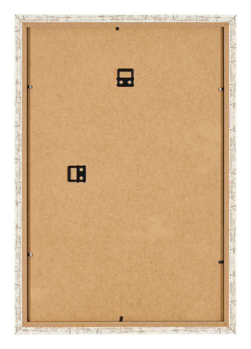 Fotolijst 60x85cm Wit Vintage MDF Bologna Achterzijde | Yourdecoration.nl
