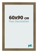 Fotolijst 60x90cm Brons Decor MDF Bologna Voorzijde Maat | Yourdecoration.nl