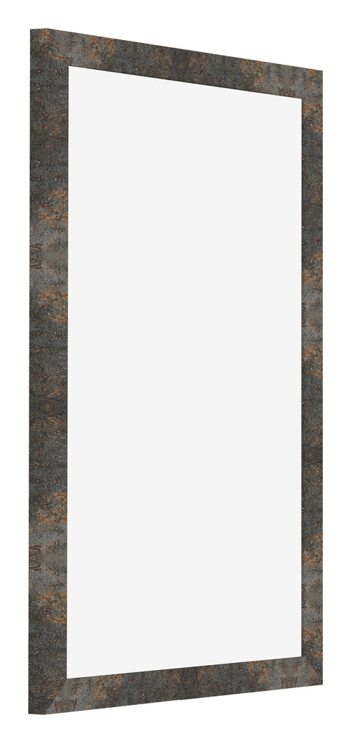 Fotolijst 60x90cm Geoxideerd Metaal MDF Bologna Voorzijde Schuin | Yourdecoration.nl