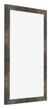 Fotolijst 60x90cm Geoxideerd Metaal MDF Bologna Voorzijde Schuin | Yourdecoration.nl