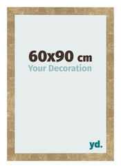 Fotolijst 60x90cm Goud Antiek MDF Bologna Voorzijde Maat | Yourdecoration.nl