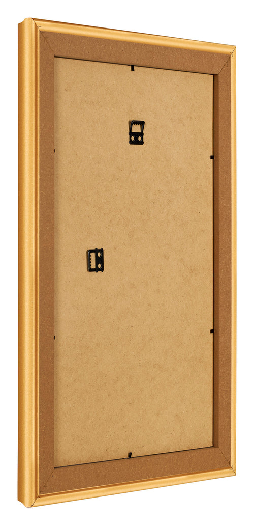 Fotolijst 60x90cm Goud Mat MDF Lazio Achterzijde Schuin | Yourdecoration.nl